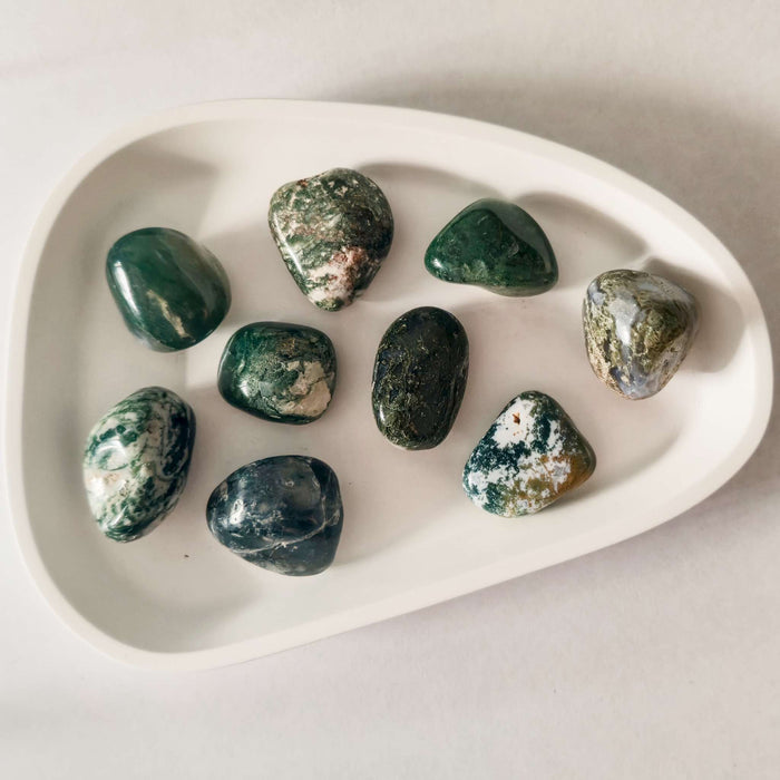 Moss Agate - Tumble