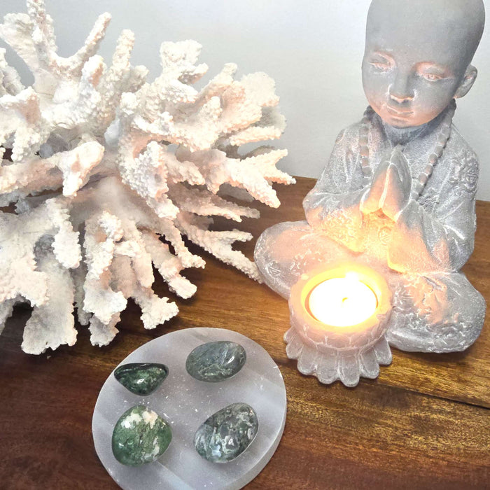 Moss Agate - Tumble