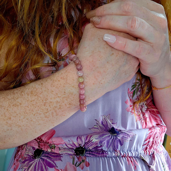 Morganite bracelet