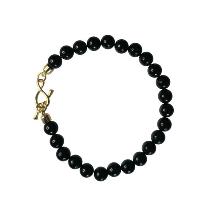 Obsidian bracelet