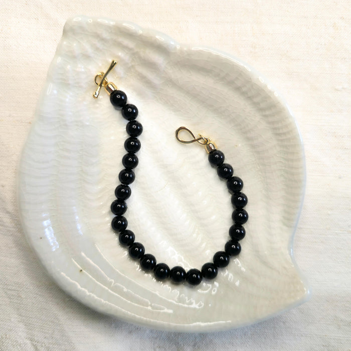 Obsidian bracelet
